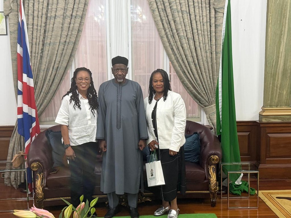 Chioma Ajunwa-Opara Visits Nigeria House in the UK to Present Talent Gold Plus and Talent Gold CIC